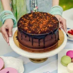 Seemi Bakes Orange Dark Chocolate Cake