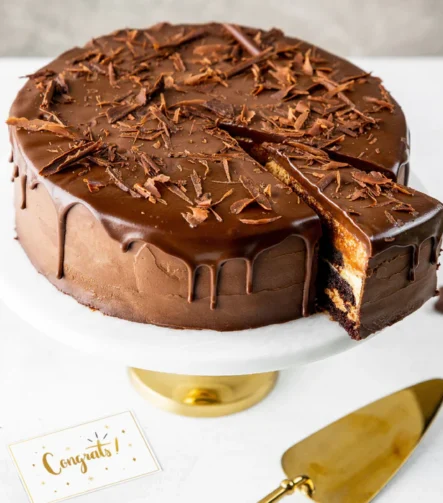 Triple Layer Chocolate Cake